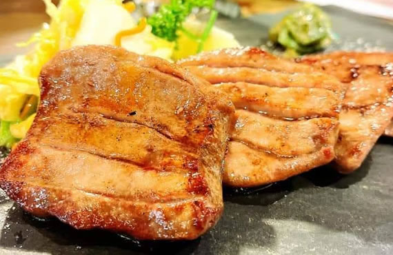 牛芯タン切り落とし焼き